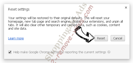 Torch Browser Chrome reset
