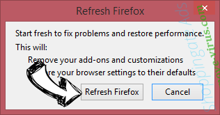 Baby Setup virus Firefox reset confirm