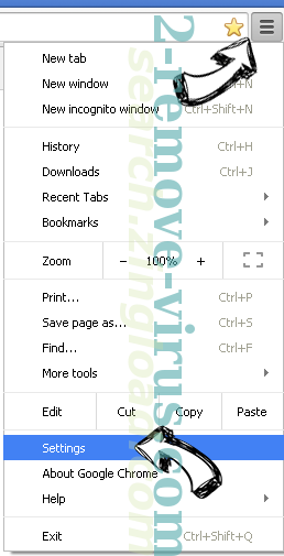 ConverterzSearch Chrome menu