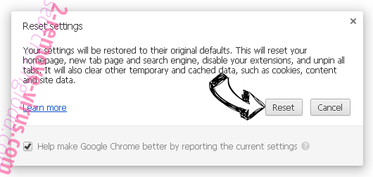 Strongpasswordsearch.com Virus Chrome reset