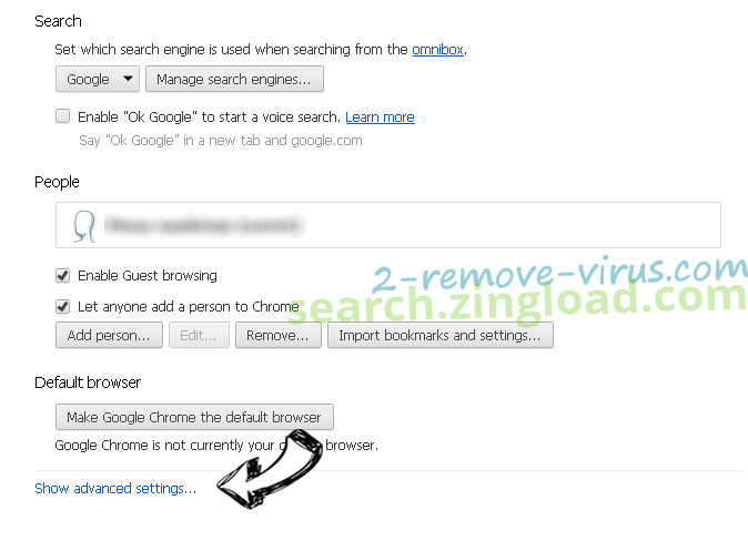 ConverterzSearch Chrome settings more