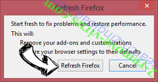 Easy Weather Today Firefox reset confirm