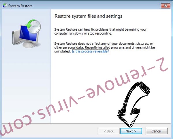 Get rid of .Ggwq file Ransomware - restore init