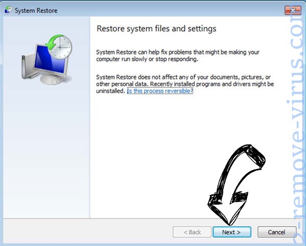 Get rid of EG83 ransomware - restore init