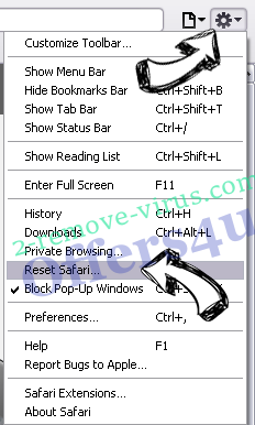 ZoneAlarm Search Safari reset menu