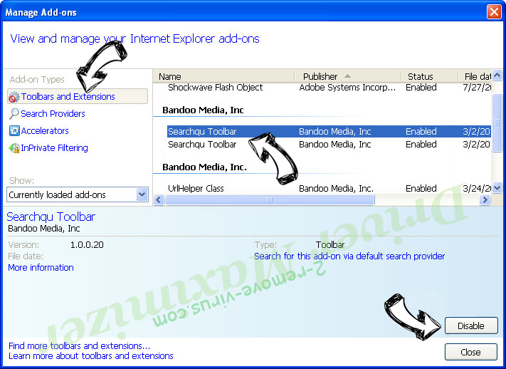 StreamItSearch IE toolbars and extensions