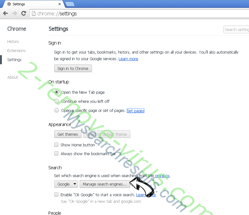 Search.htrackyourpackages.co Chrome extensions disable