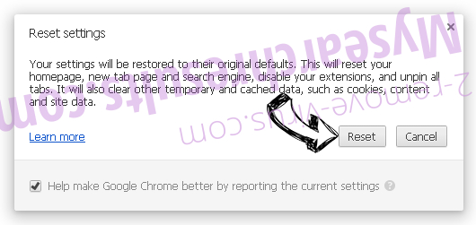 MySearch-DS2 extension Chrome reset