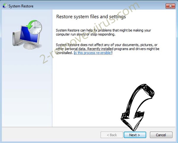 Get rid of Imshifau ransomware - restore init