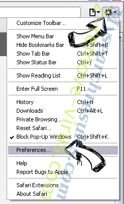 IntelliTerm Adware Safari menu