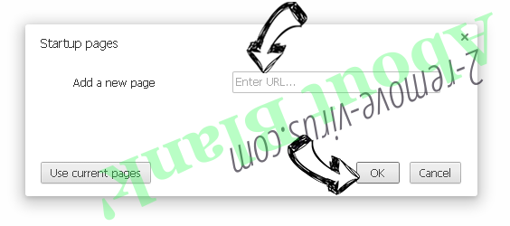 About Blank' Chrome extensions remove