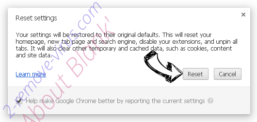 iWebar Ads Chrome reset