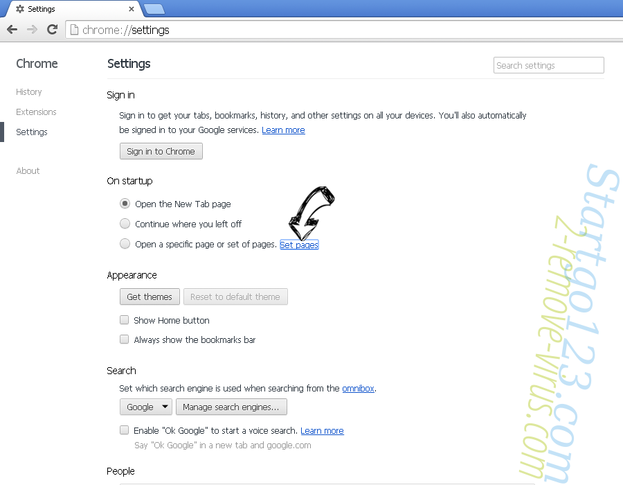 Fast Power EcoSearch Chrome settings