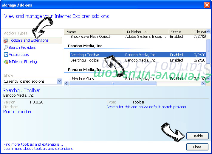 You've made the 9.68-billionth search scam IE toolbars and extensions