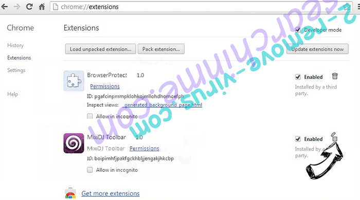 SECURESURF.BIZ Chrome extensions remove