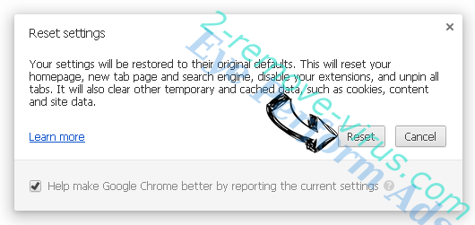 “Click Allow to download your file” Pop-up Scam Chrome reset