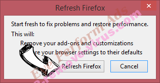 SuperManCoupon Ads Firefox reset confirm