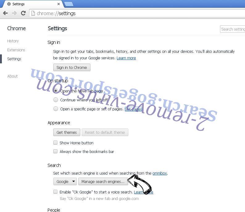 Watchonline.best Chrome extensions disable