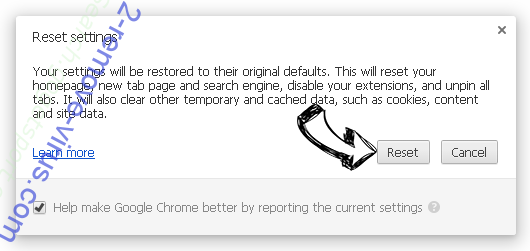 WeatherHub Chrome reset