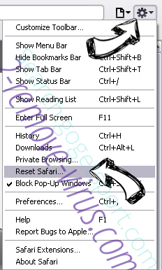 Watchonline.best Safari reset menu