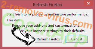 Ads by Walermis Firefox reset confirm