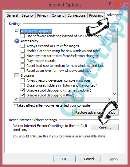 ArchieveSeeker (Mac) adware IE reset browser