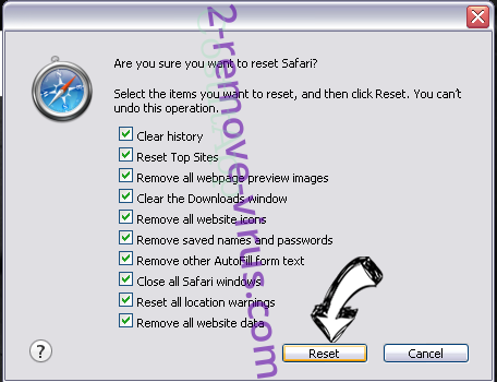 Search.certified-toolbar.com Safari reset