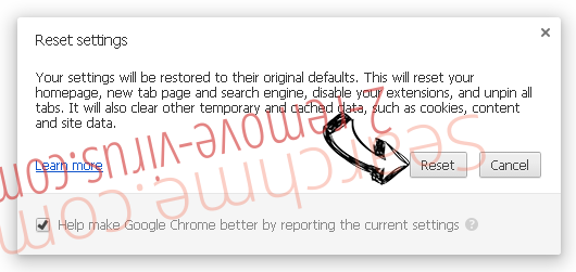 Chromium Browser Chrome reset