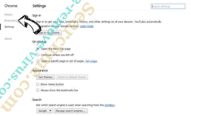 Amitano Chrome Extension Chrome settings