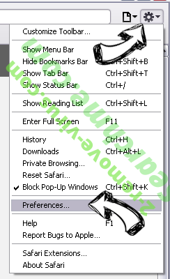 Geek Squad Email Scam Safari menu