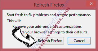 Hidemysearches.com Firefox reset confirm