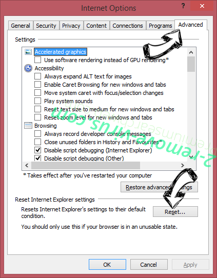 Search Protect by Conduit IE reset browser