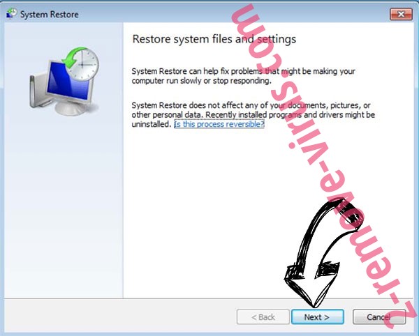 Get rid of .CCHH file virus - restore init