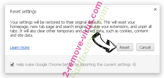 Yahoo Redirect Virus Chrome reset