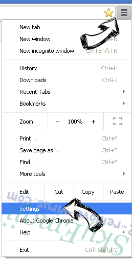 Goodmedia.me pop-up ads Chrome menu