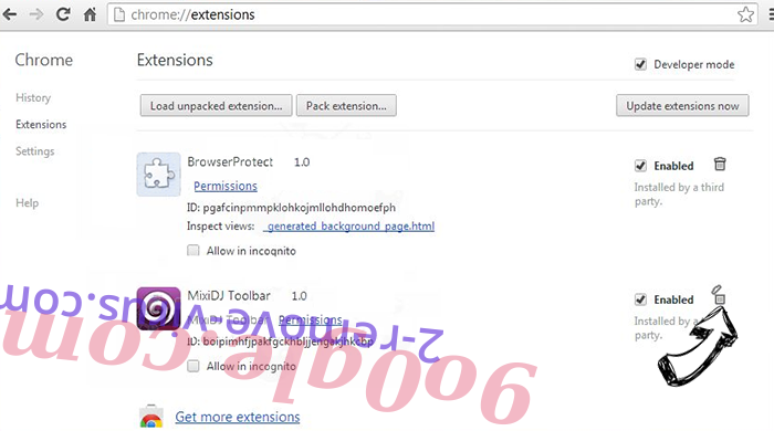 Search.mapseasy.net Chrome extensions remove