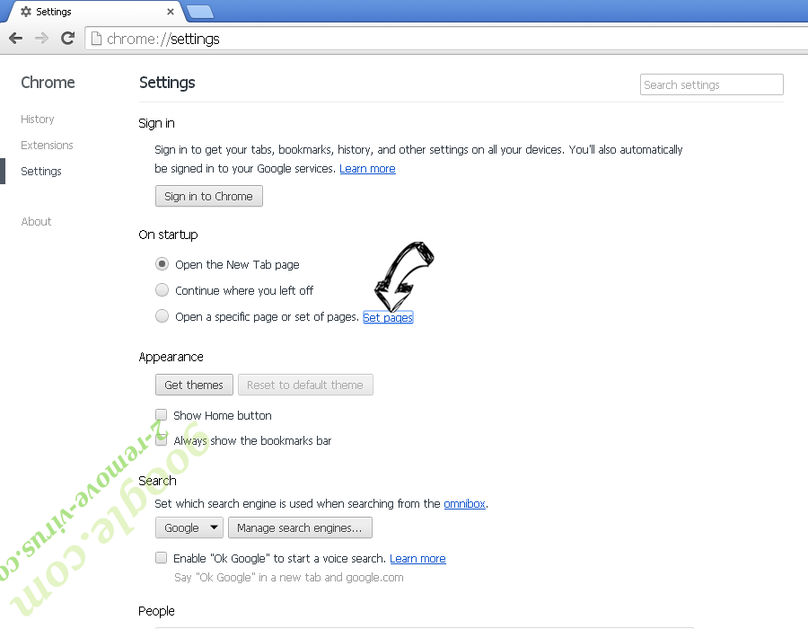 MapsEasy New Tab Chrome settings