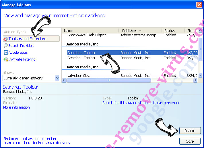 Greatsofware120.download IE toolbars and extensions