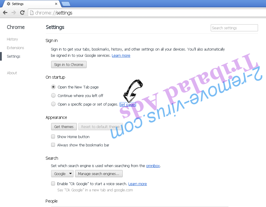 SAFESURFS.NET Chrome settings