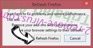 ZestyPeak (Mac) adware Firefox reset confirm