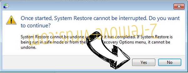 Harward ransomware removal - restore message