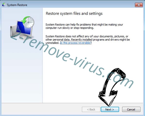 Get rid of Oonn File Extension Malware - restore init