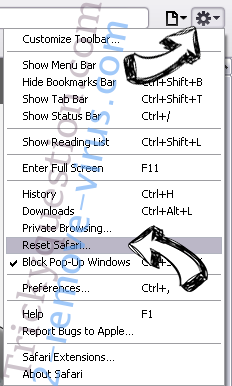 How To DIY virus Safari reset menu