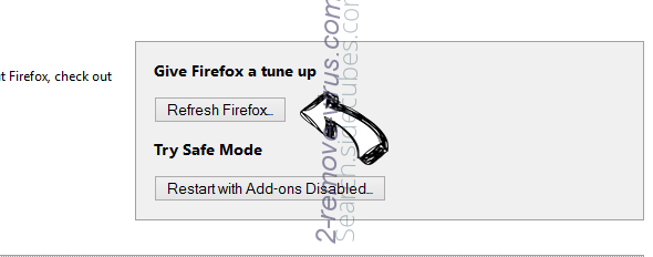 Search.buildupstage.com Firefox reset