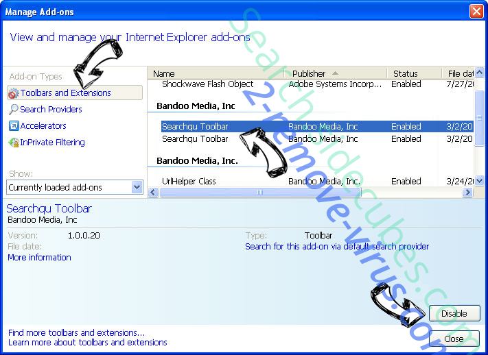 Bedep virus IE toolbars and extensions