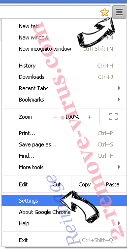 StudyHQ Toolbar Chrome menu