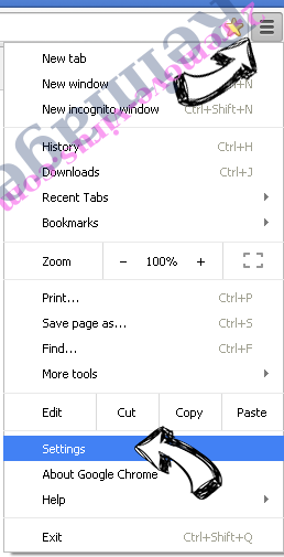 StudyHQ Toolbar Chrome menu