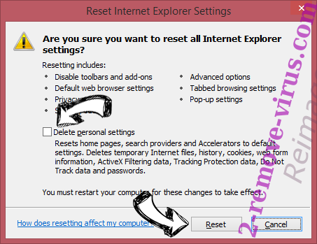 Reimage IE reset