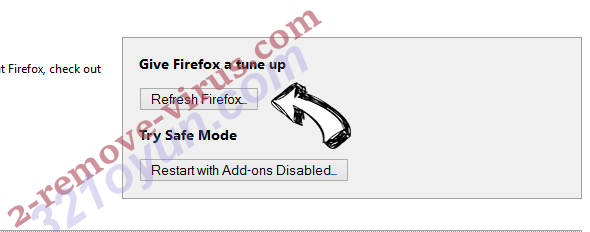 Startpageweb.com Firefox reset