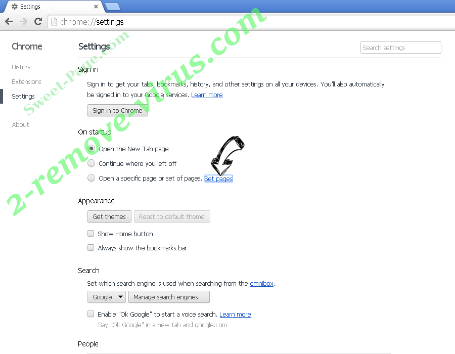 DNS Unlocker Chrome settings